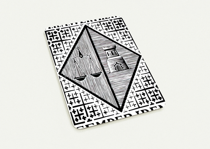 BOOKPLATE A R A WERTHEIM By MC Escher Pack of 10 Post Cards | MC Escher Post Cards | A6 (10.5 x 14.8 cm) - 4.1 x 5.8 inches