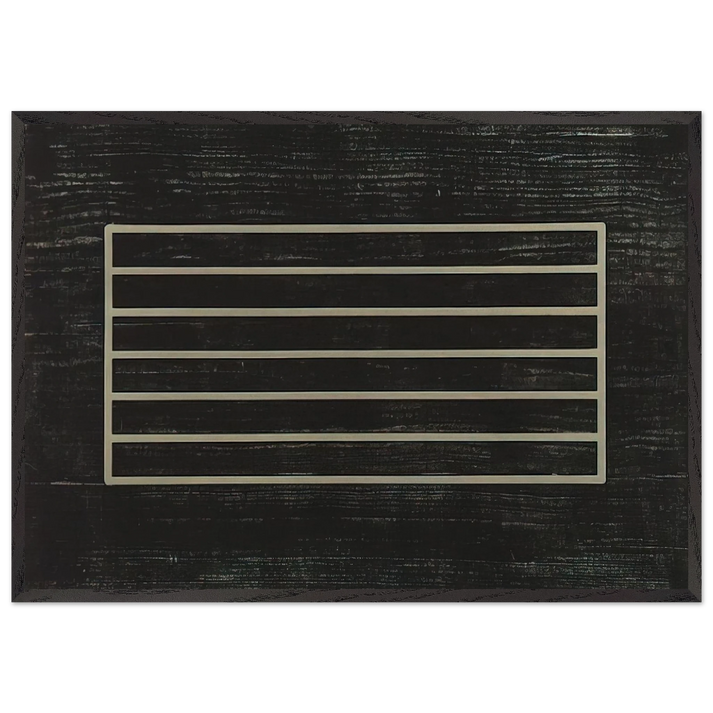 Untitled - Minimalism N2 - Donald Judd 70x100 cm / 28x40 inches Framed Art Print – Black Wooden Frame