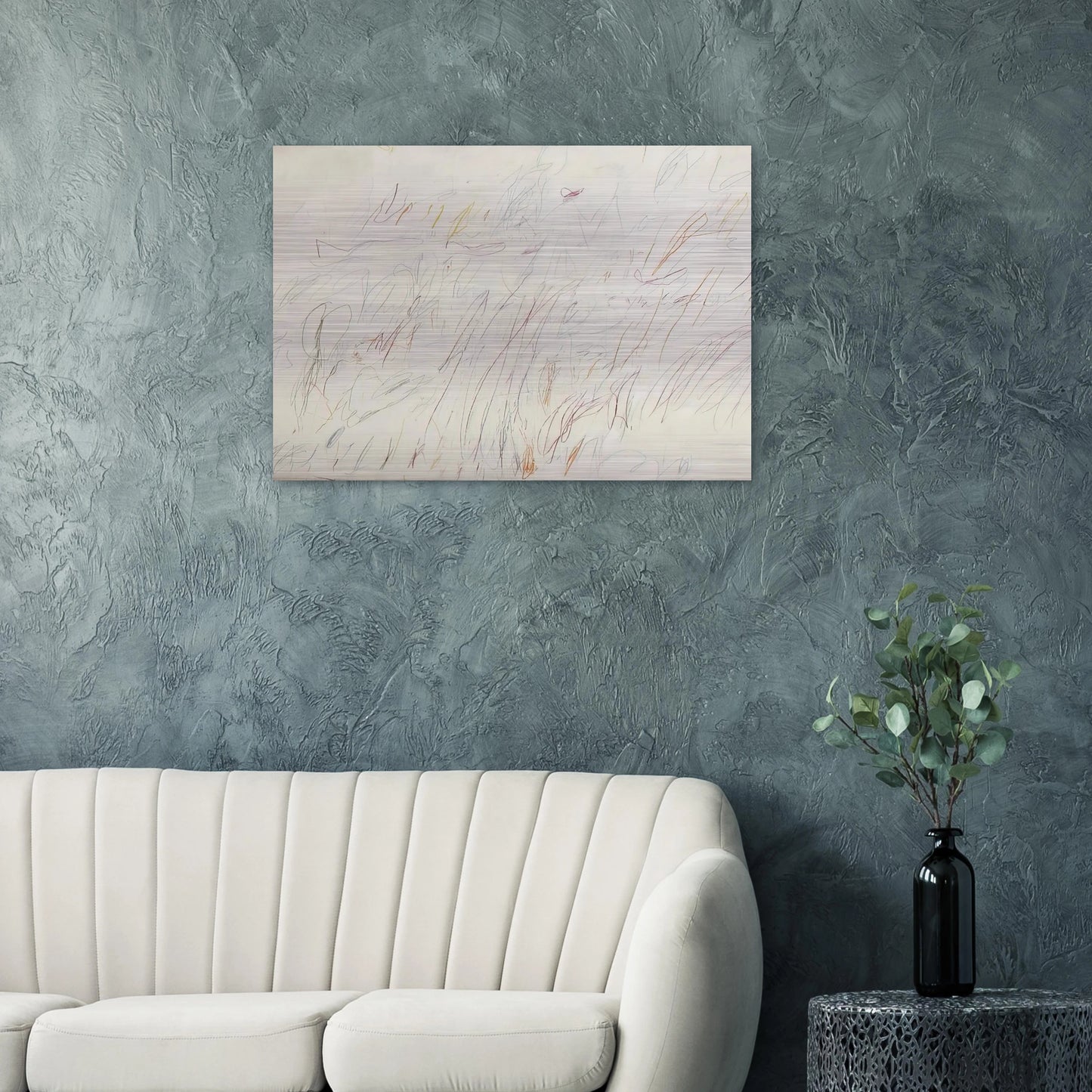 Sunset - Cy Twombly Brushed Aluminum Print - 70x100 cm / 28x40 inches | Cy Twombly Aluminum Print | Cy Twombly Prints