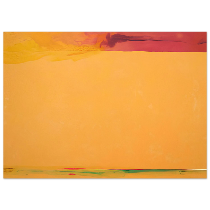 Helen Frankenthaler - Southern Exposure - 2005 Wall art - A3 (29.7 x 42 cm) - Premium Wooden Framed Poster With Fine Art Paper-canvas - White frame