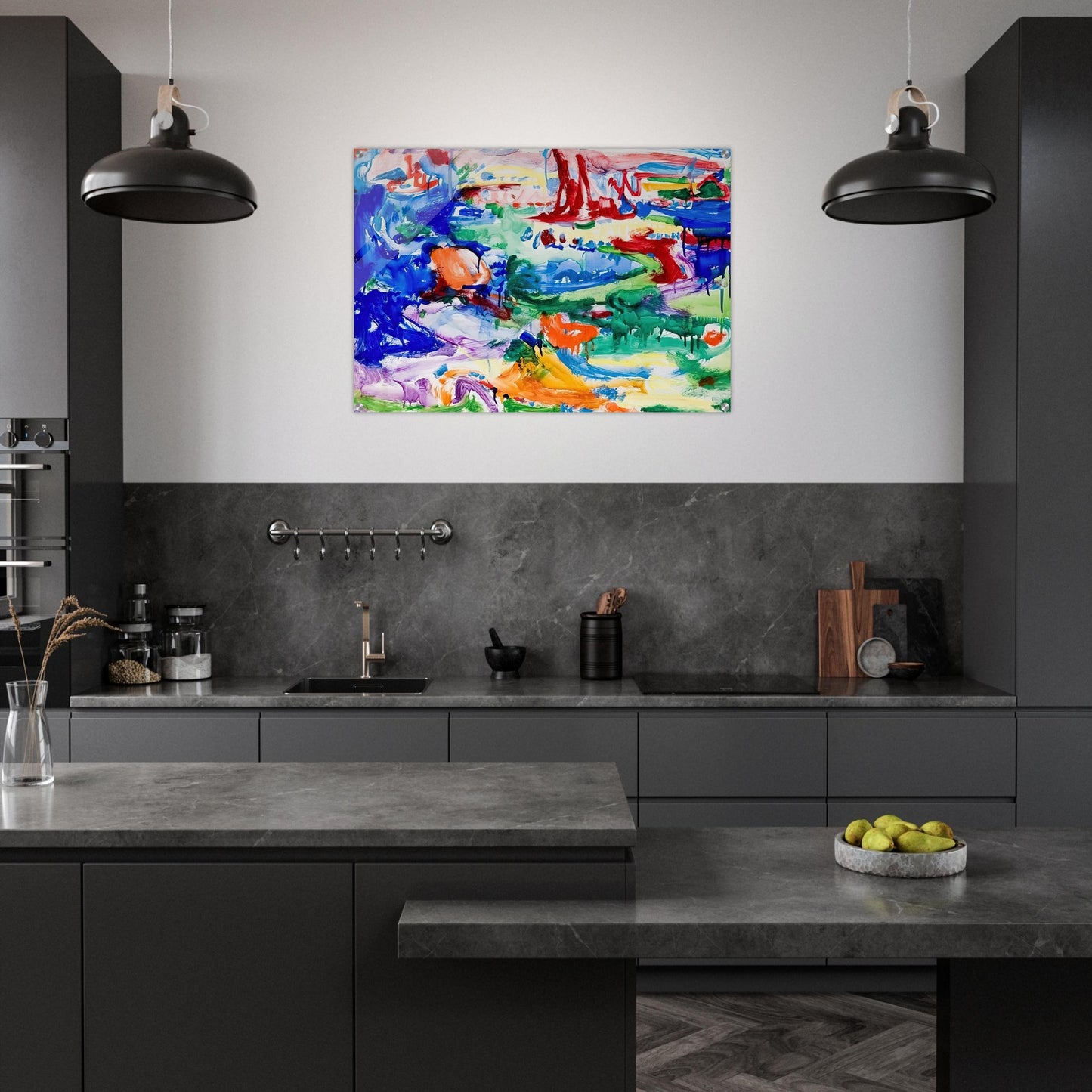 Landscape - Hans Hofmann Acrylic Print - 70x100 cm / 28x40″ inches | Hans Hofmann Wall Art | Hans Hofmann Prints