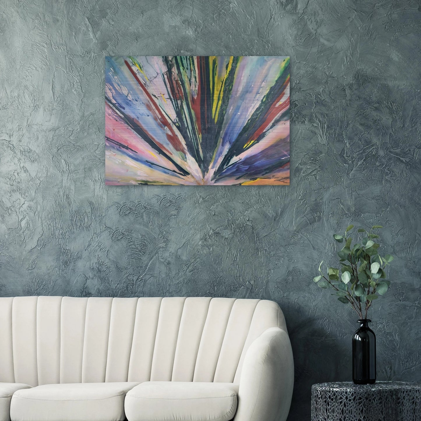 Stand - Sam Gilliam Brushed Aluminum Print - 70x100 cm / 28x40 inches | Sam Gilliam Aluminum Print | Sam Gilliam Prints