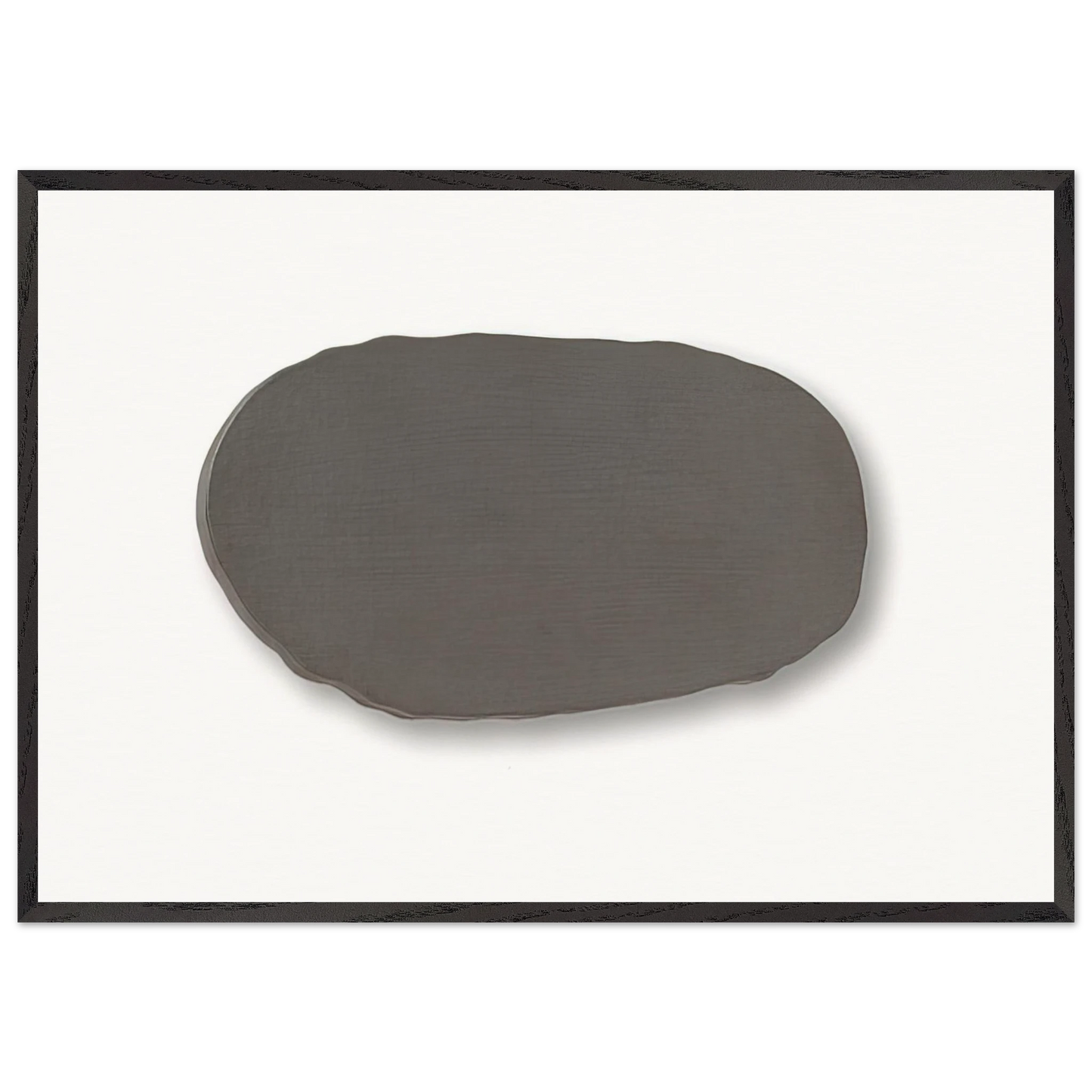 GRAUE SCHEIBE 1970 - Blinky Palermo Framed Art Print – Black Wooden Frame - Default Title - -Framed Art Print