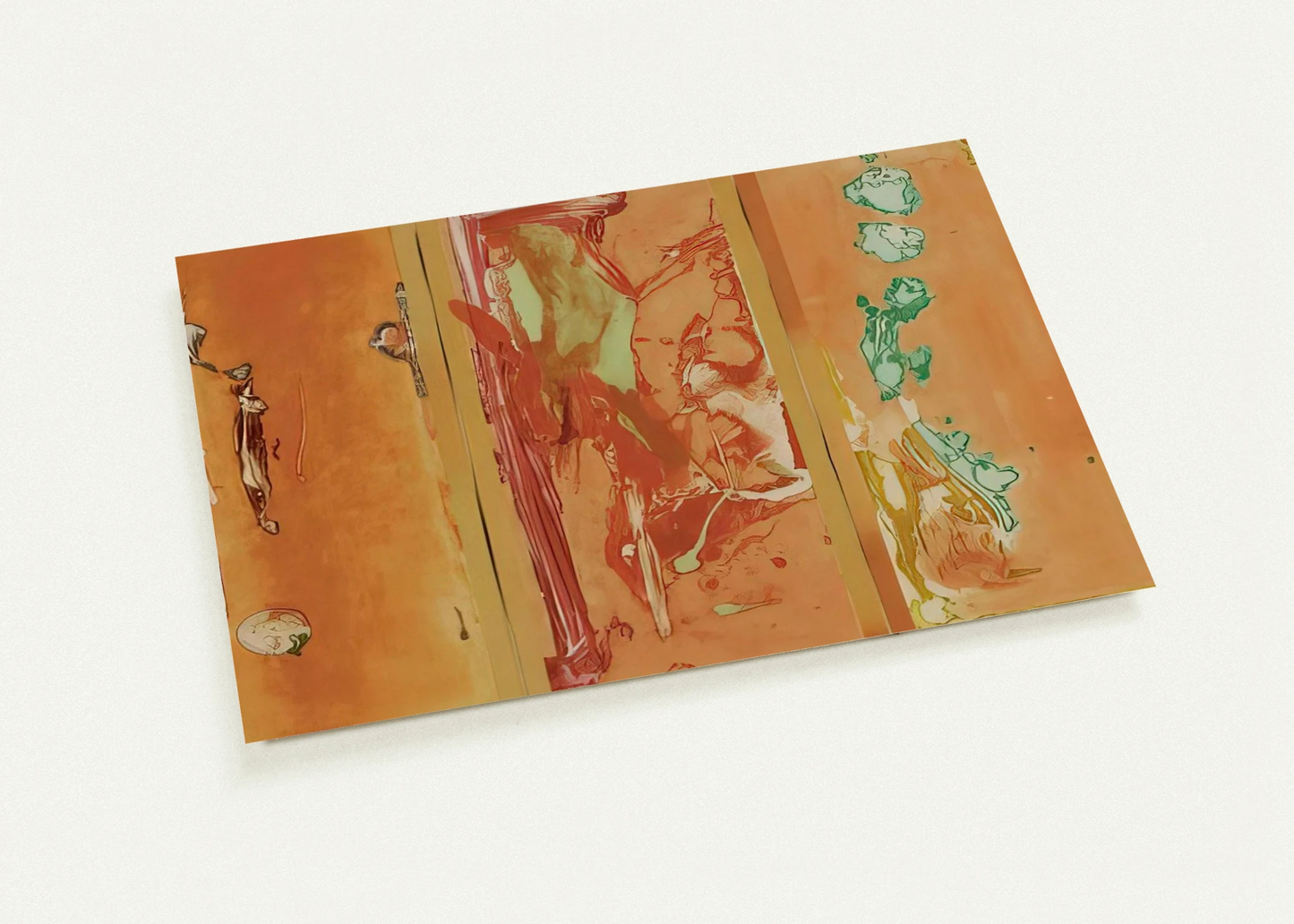 Gateway - 1988 By Helen Frankenthaler Pack of 10 Post Cards | Helen Frankenthaler Post Cards | A6 (10.5 x 14.8 cm) - 4.1 x 5.8 inches