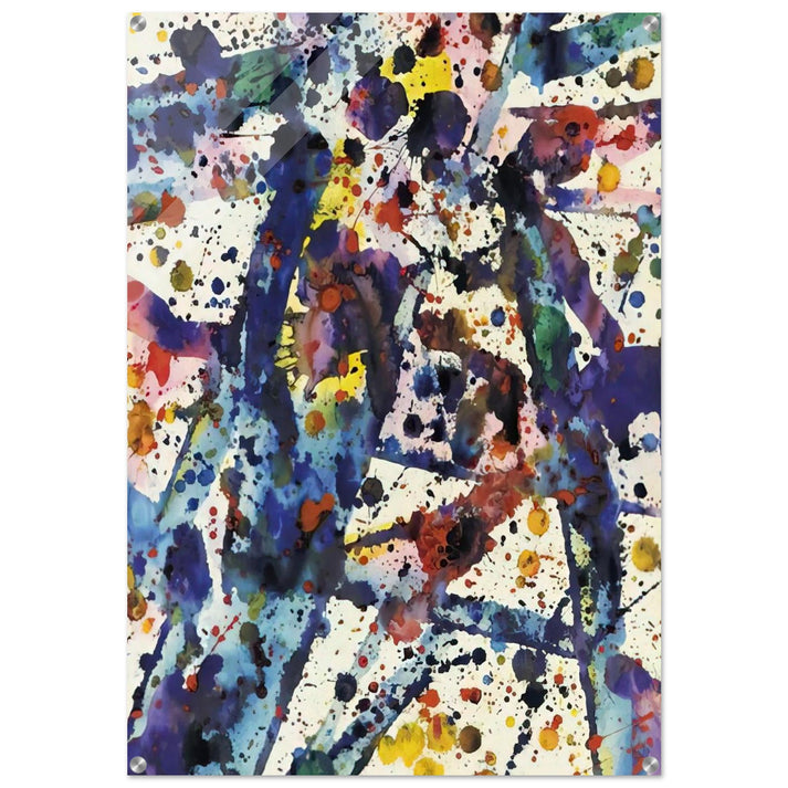 Taches Untitled - Sam Francis Acrylic Print - 70x100 cm / 28x40″ inches