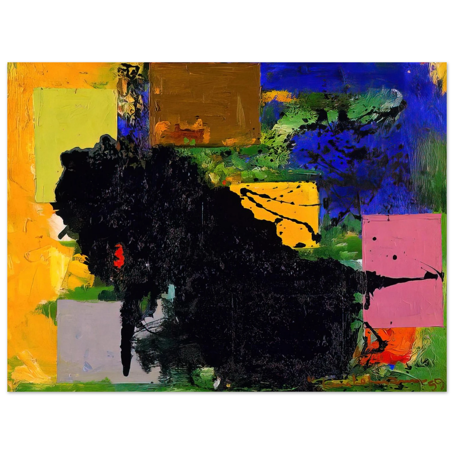 Hans Hofmann - The Vanquished Fine Art Poster - Default Title
