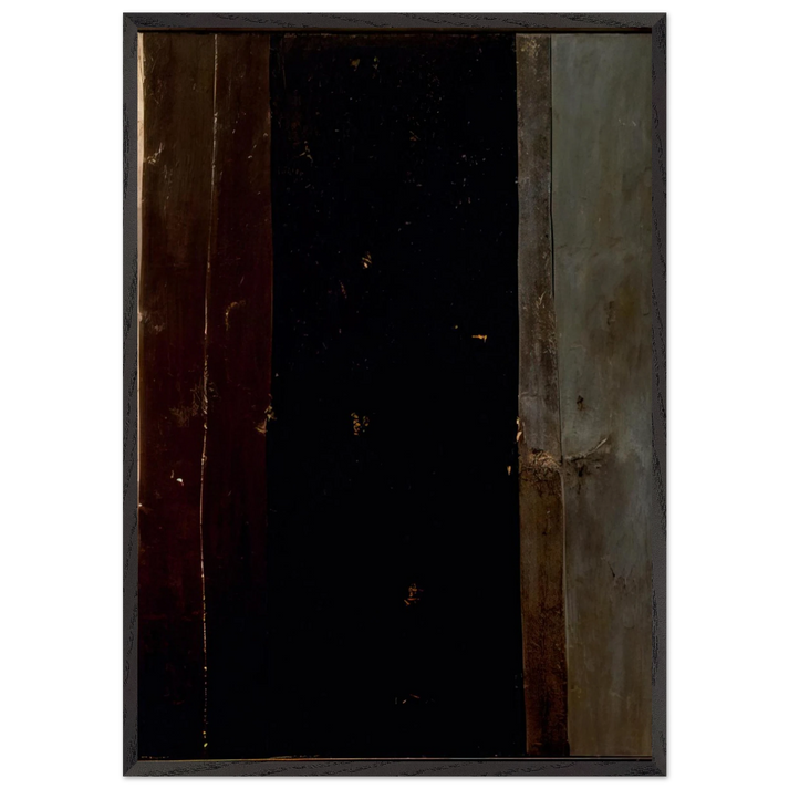 Untitled 3 - 1950 N1 - Edward Corbett 70x100 cm / 28x40 inches Framed Art Print – Black Wooden Frame