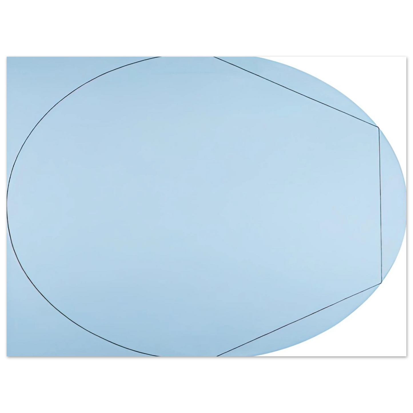 Robert Mangold - CIRCLE IN AND OUT OF A POLYGON 2 1973 Fine Art Poster - Default Title