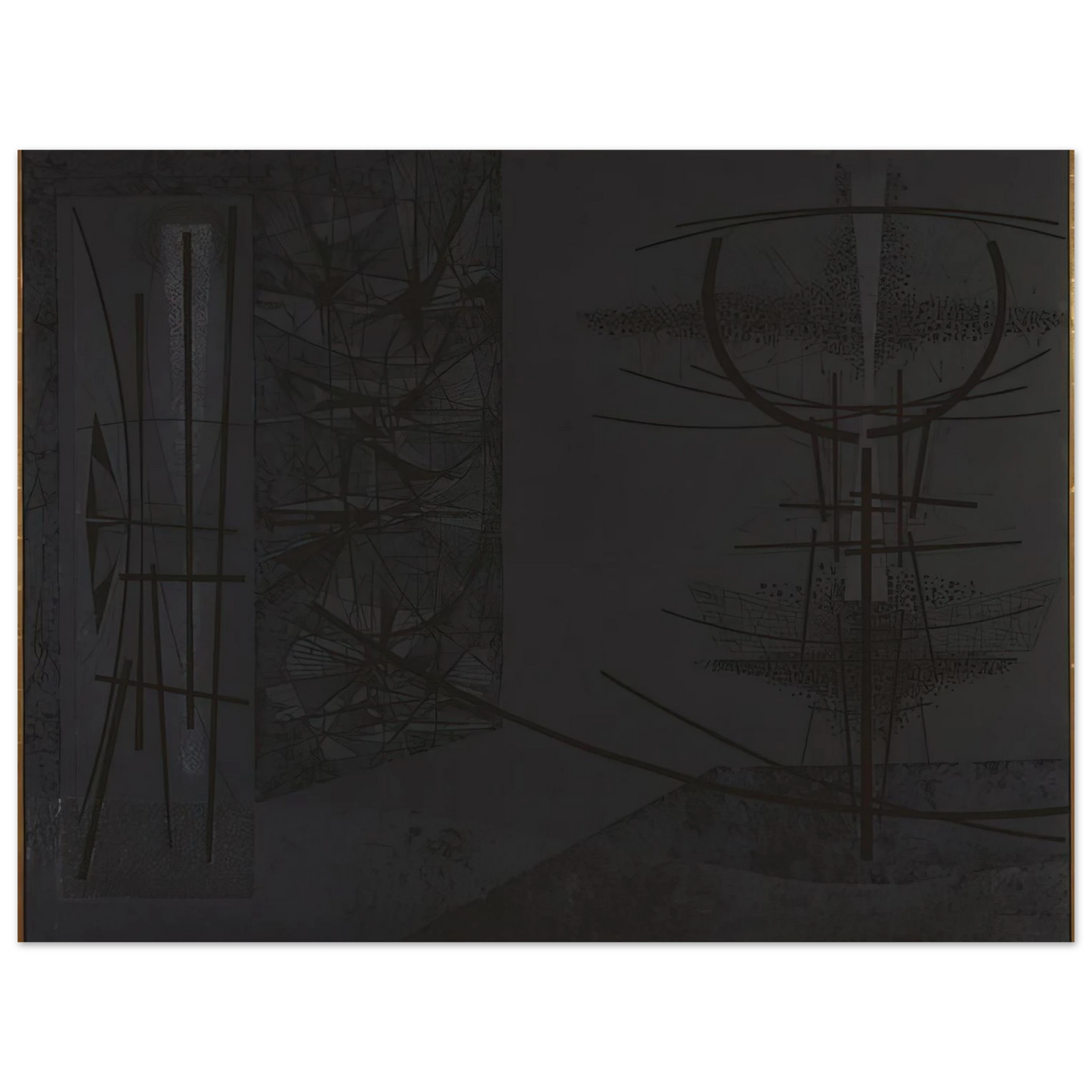 Jimmy Ernst - Stillness - 1956 Fine Art Poster - Default Title