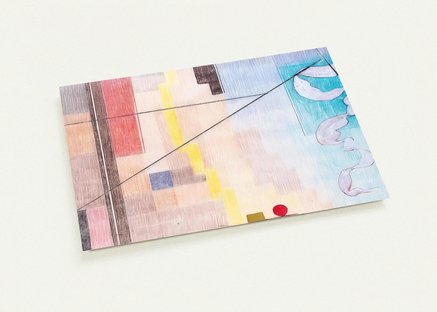 Die Kontraste - Abstract Art By Johannes Itten Pack of 10 Post Cards | Johannes Itten Post Cards | A6 (10.5 x 14.8 cm) - 4.1 x 5.8 inches