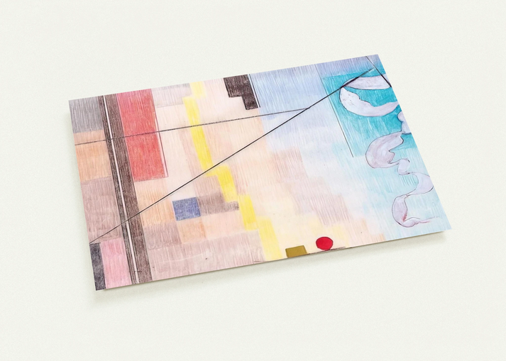 Die Kontraste - Abstract Art By Johannes Itten Pack of 10 Post Cards | Johannes Itten Post Cards | A6 (10.5 x 14.8 cm) - 4.1 x 5.8 inches