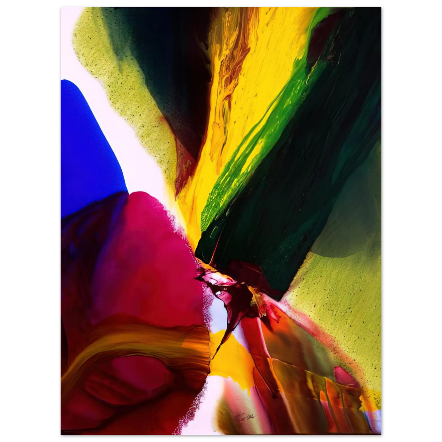 Paul Jenkins - Phenomena Phoenix Equinox - 2006 Fine Art Poster - Default Title