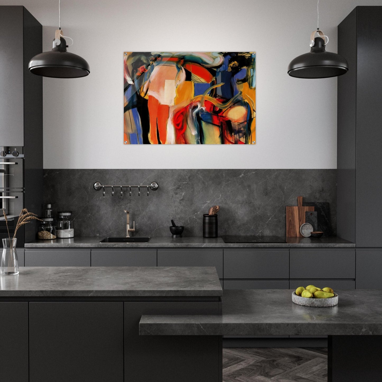 Autobiography - Abstract Expressionism - Miriam Schapiro Acrylic Print - 70x100 cm / 28x40″ inches