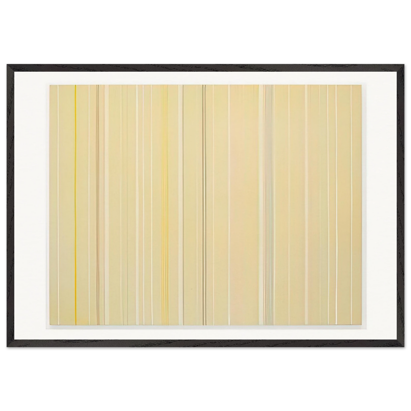 Butterfly - 1972 - Gene Davis Framed Art Print – Black Wooden Frame - Default Title - -Framed Art Print