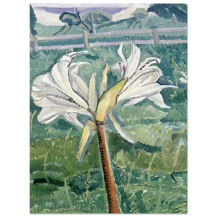 Grace Cossington Smith - Lily growing in a field by the sea - 1927 75x100 cm / 30x40inches Fine Art Poster