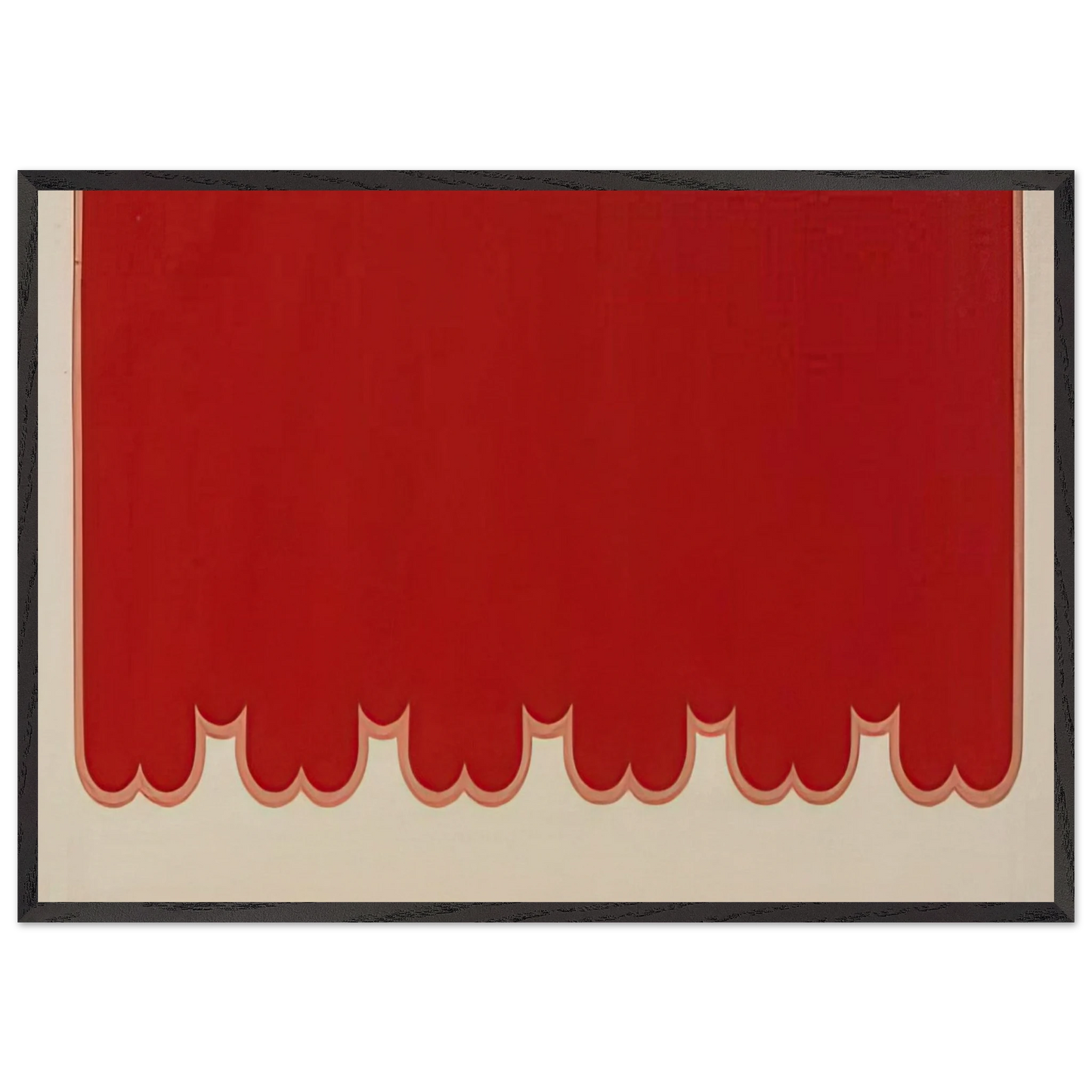 Interior - 1983 - Thomas Downing 70x100 cm / 28x40 inches Framed Art Print – Black Wooden Frame