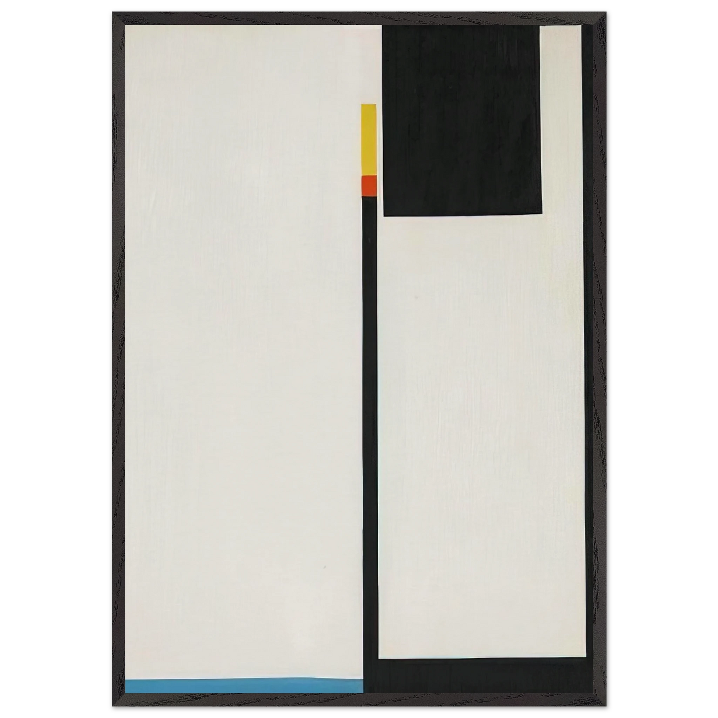 Untitled - 1951 N3 - Bruno Munari Framed Art Print – Black Wooden Frame - Default Title - -Framed Art Print