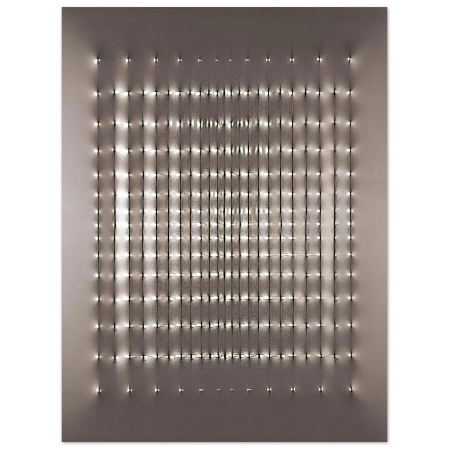 Enrico Castellani - Superficie alluminio - 1969 Fine Art Poster - Default Title