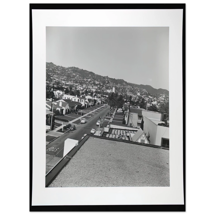 Edward Ruscha - RESIDENTIAL ROOFTOPS SERIES 1 75x100 cm / 30x40inches Fine Art Poster