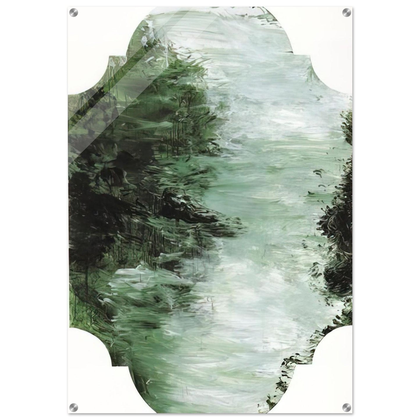 Untitled Part VI - Cy Twombly Acrylic Print - 70x100 cm / 28x40″ inches