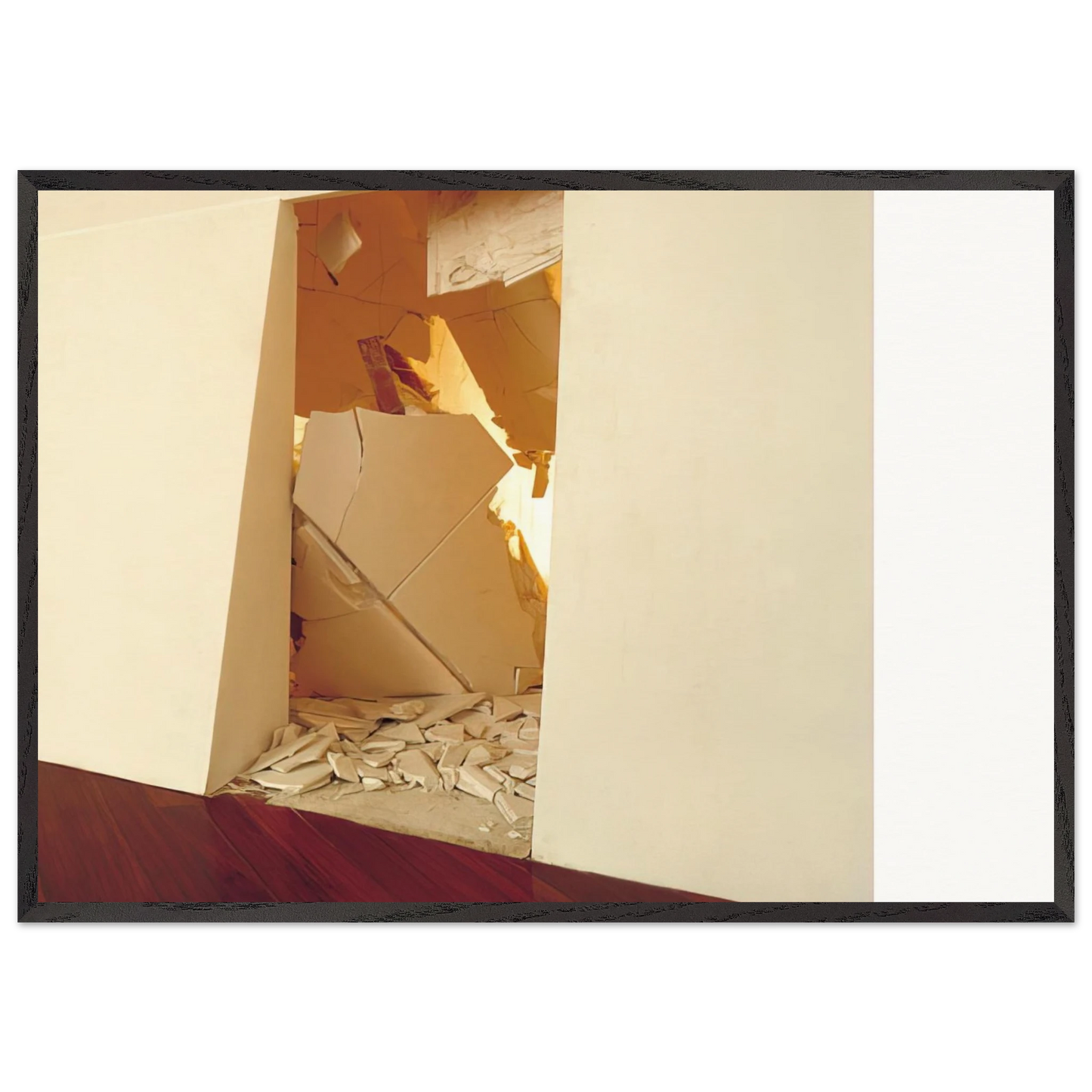 New House - 2000 - Lygia Pape 70x100 cm / 28x40 inches Framed Art Print – Black Wooden Frame