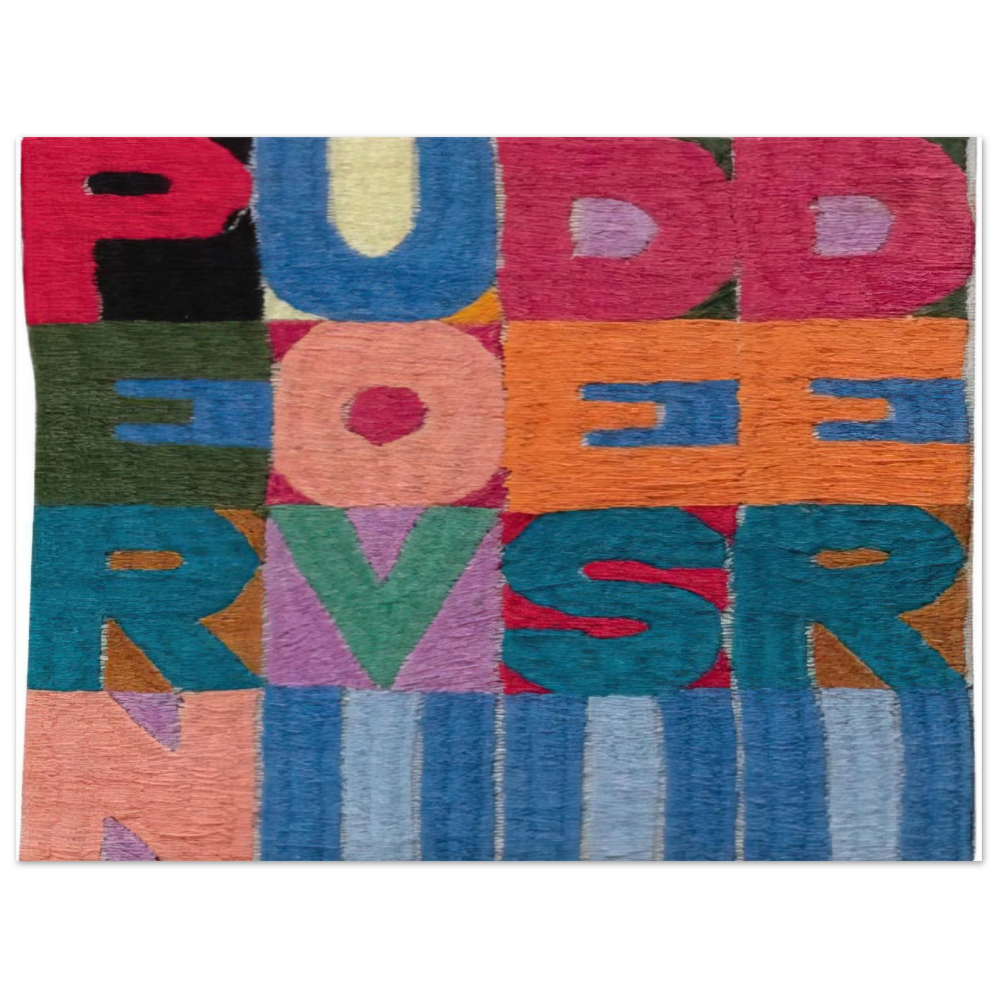 Alighiero Boetti - PER NUOVI DESIDERI 1977 Fine Art Poster - Default Title