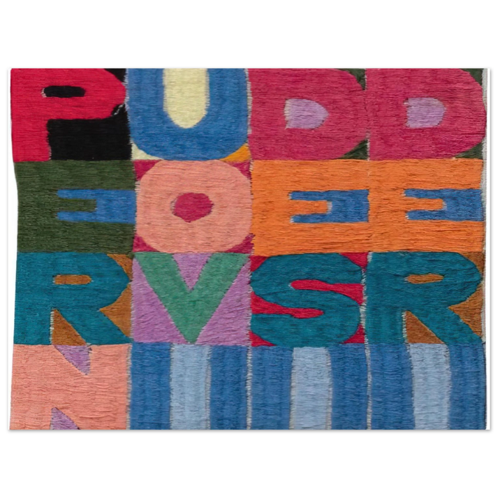 Alighiero Boetti - PER NUOVI DESIDERI 1977 75x100 cm / 30x40inches Fine Art Poster