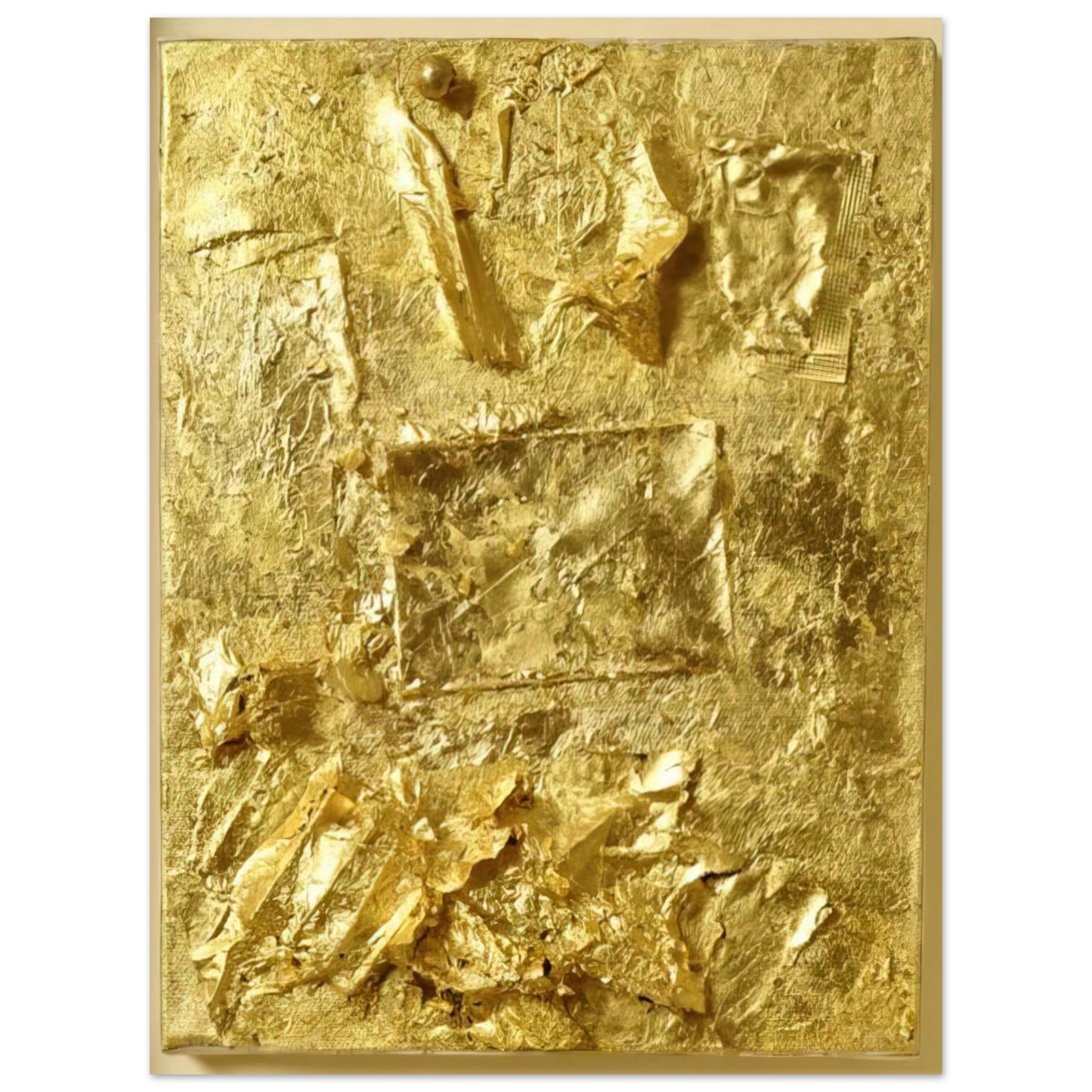 Robert Rauschenberg - UNTITLED GOLD PAINTING 1964 Fine Art Poster - Default Title
