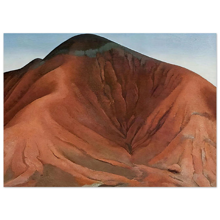 Georgia O'Keeffe - Small Purple Hills Fine Art Poster