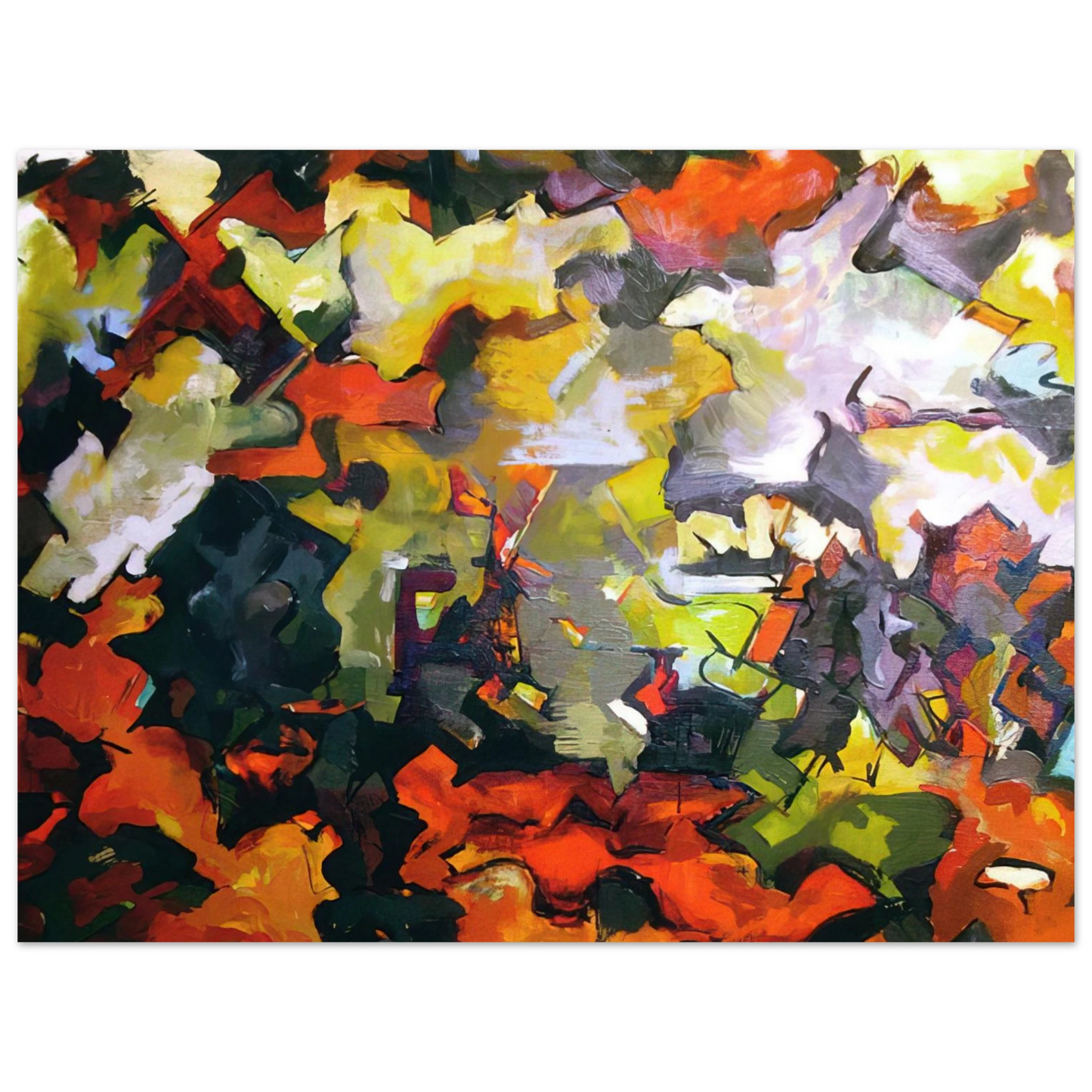 Audrey Flack - ABSTRACT LANDSCAPE 1950 Fine Art Poster - Default Title