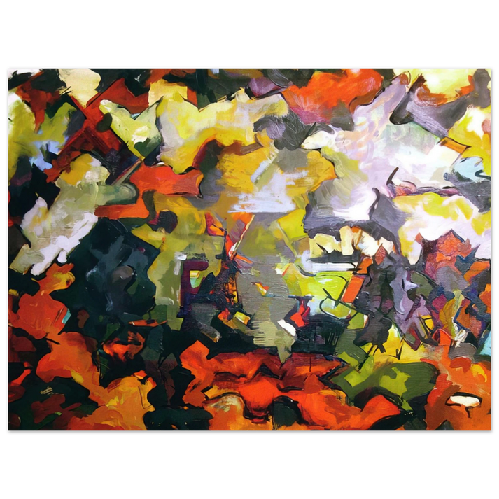 Audrey Flack - ABSTRACT LANDSCAPE 1950 75x100 cm / 30x40inches Fine Art Poster