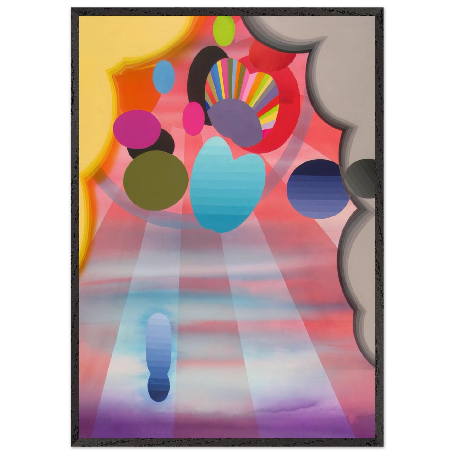 Beppe - 2010 - Stephen Mueller 70x100 cm / 28x40 inches Framed Art Print – Black Wooden Frame