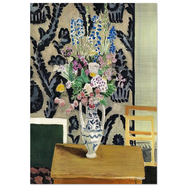 BOUQUET DE FLEURS POUR LE QUATORZE JUILLET 1919 - Henri Matisse Brushed Aluminum Print - 70x100 cm / 28x40 inches | Henri Matisse Aluminum Print | Henri Matisse Prints