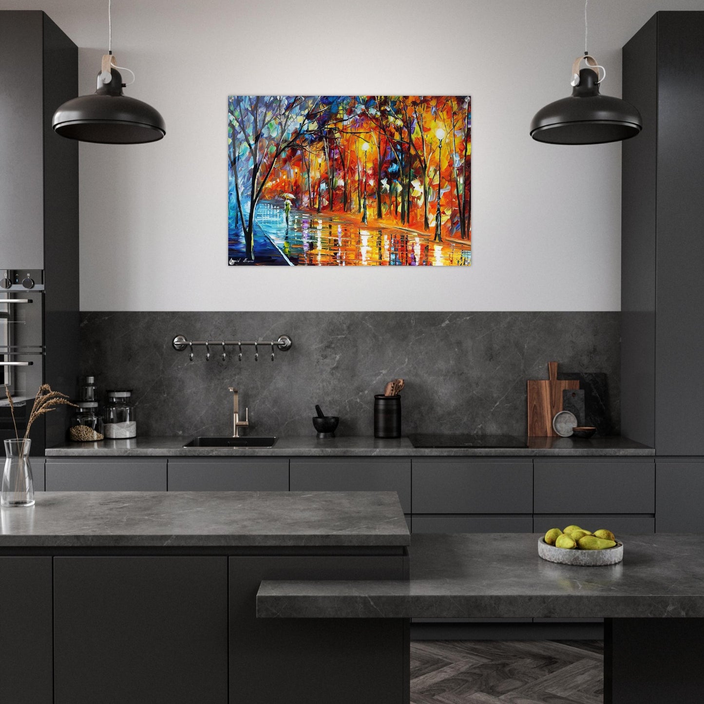 Leonid Afremov - Leonid Afremov Acrylic Print - 70x100 cm / 28x40″ inches