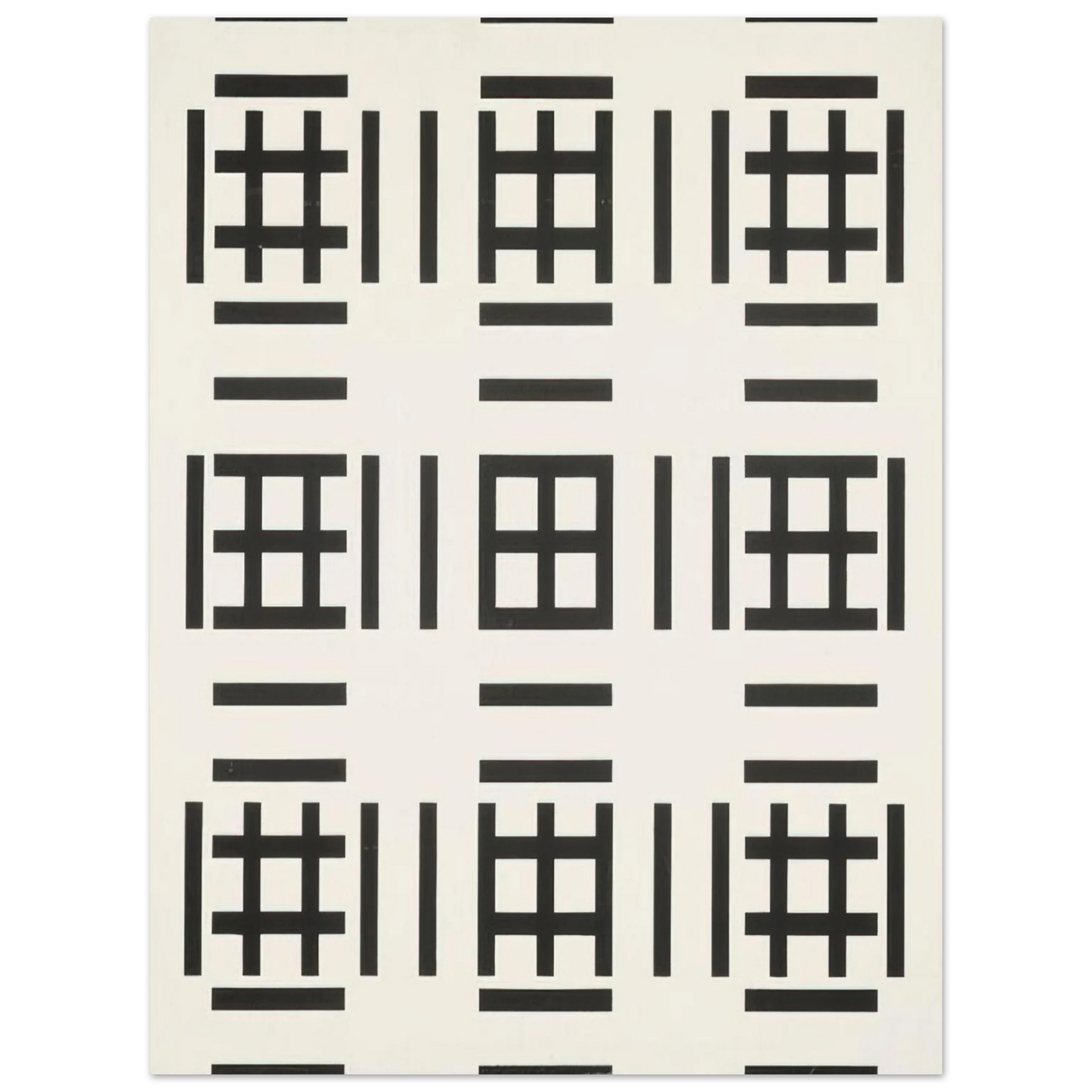 Francois Morellet - Sérigraphie unique au monde - 1970 Fine Art Poster - Default Title