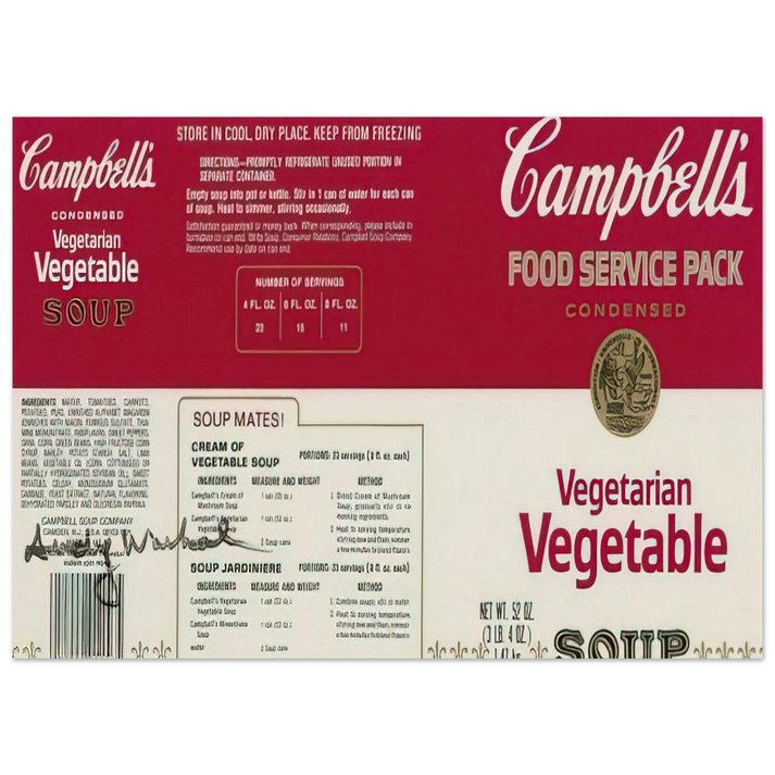 Andy Warhol - Campbell Soup Company Fine Art Poster