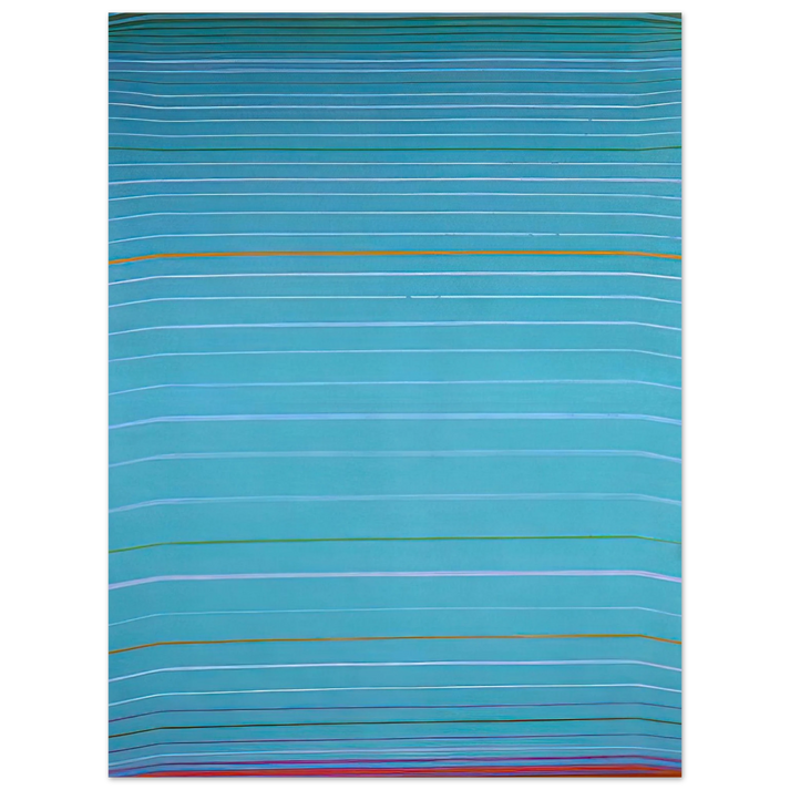 John Hoyland - April 1961 - 1961 75x100 cm / 30x40inches Fine Art Poster