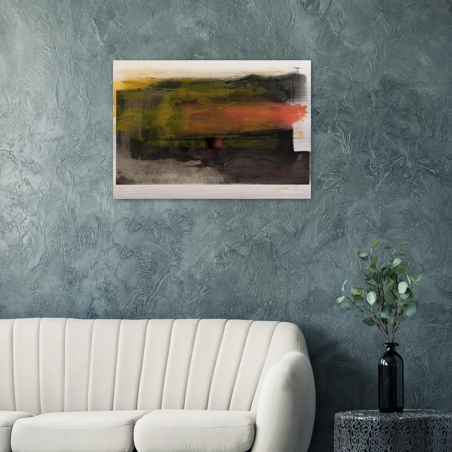 Deep Sun - 1983 - Helen Frankenthaler Brushed Aluminum Print - 70x100 cm / 28x40 inches | Helen Frankenthaler Aluminum Print | Helen Frankenthaler Prints