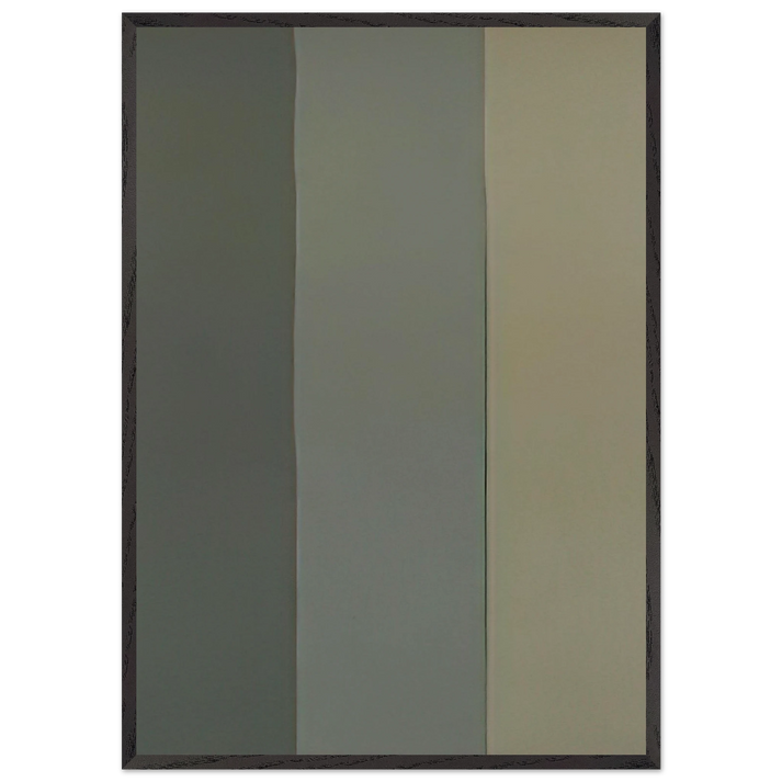 Tour III - 1972 - Brice Marden 70x100 cm / 28x40 inches Framed Art Print – Black Wooden Frame