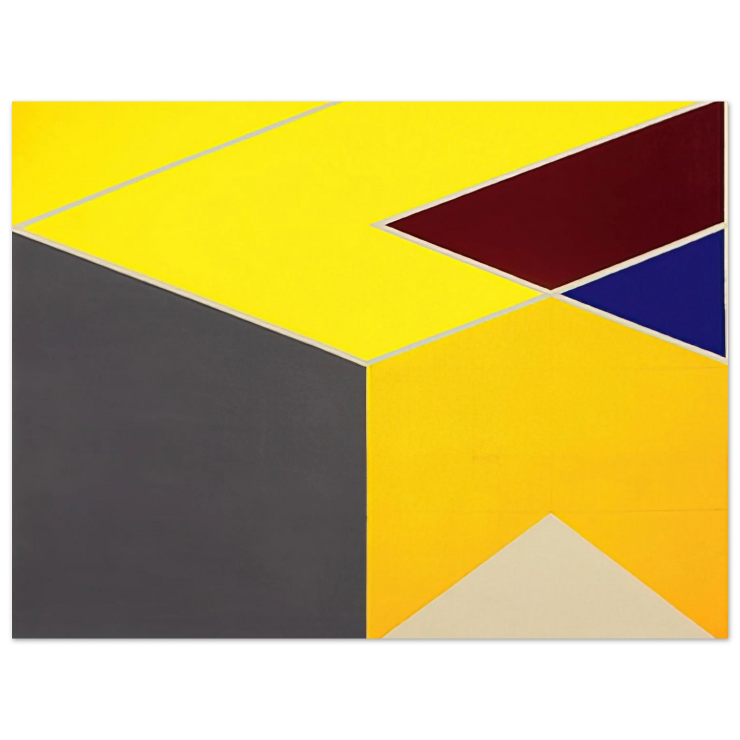 Larry Zox - Diamond Cut Series - 1966 Fine Art Poster - Default Title