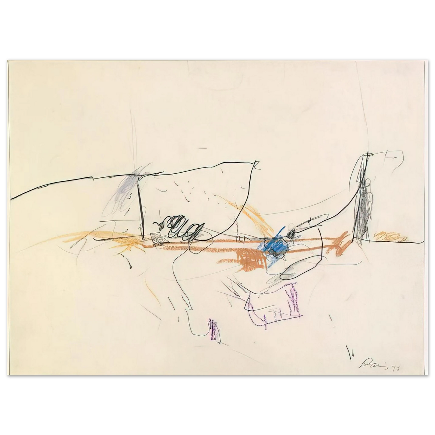 Gene Davis - Jumping Jack - 1978 Fine Art Poster - Default Title