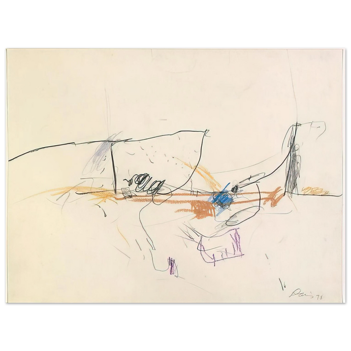 Gene Davis - Jumping Jack - 1978 75x100 cm / 30x40inches Fine Art Poster