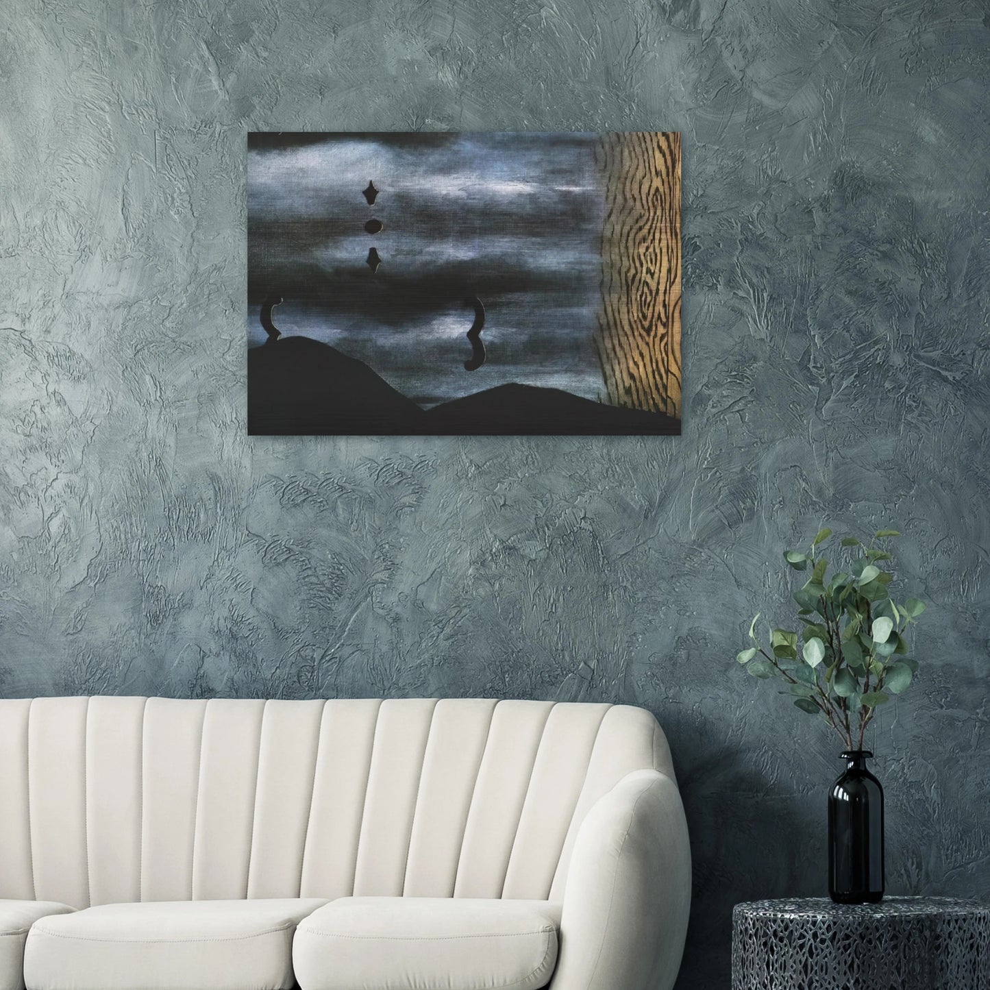 THE LINING OF SLEEP 1928 - Rene Magritte Brushed Aluminum Print - 70x100 cm / 28x40 inches | Rene Magritte Aluminum Print | Rene Magritte Prints