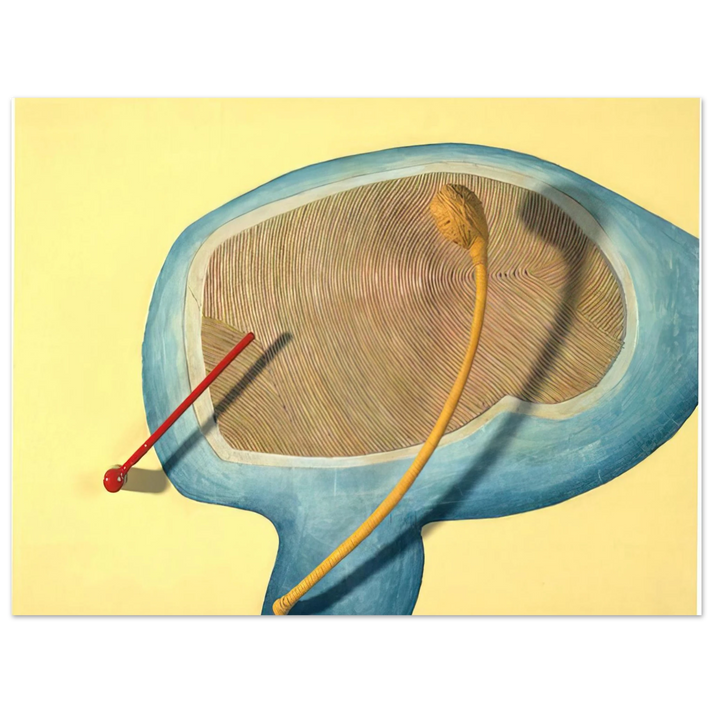 Eva Hesse - LEGS OF A WALKING BALL 1965 75x100 cm / 30x40inches Fine Art Poster