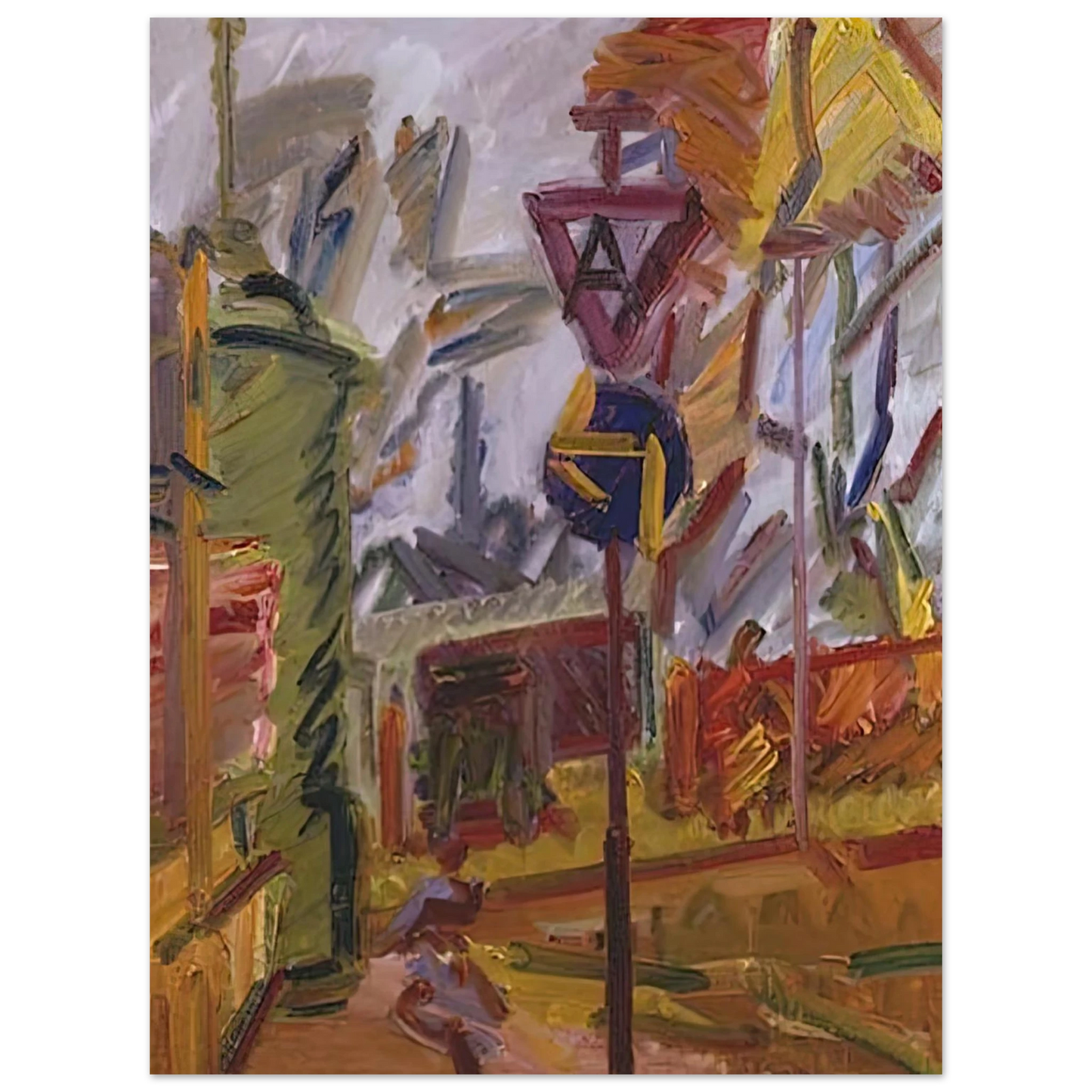 Frank Auerbach - PARK VILLAGE Fine Art Poster - Default Title