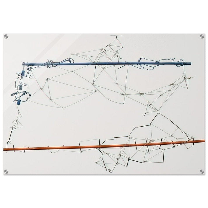 Drawing without Paper 8425 and 8426 - 1984 - Gego Acrylic Print - 70x100 cm / 28x40″ inches