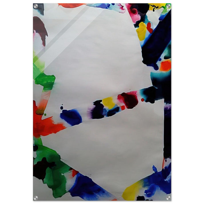 Untitled Tokyo - Sam Francis Acrylic Print - 70x100 cm / 28x40″ inches | Sam Francis Wall Art | Sam Francis Prints