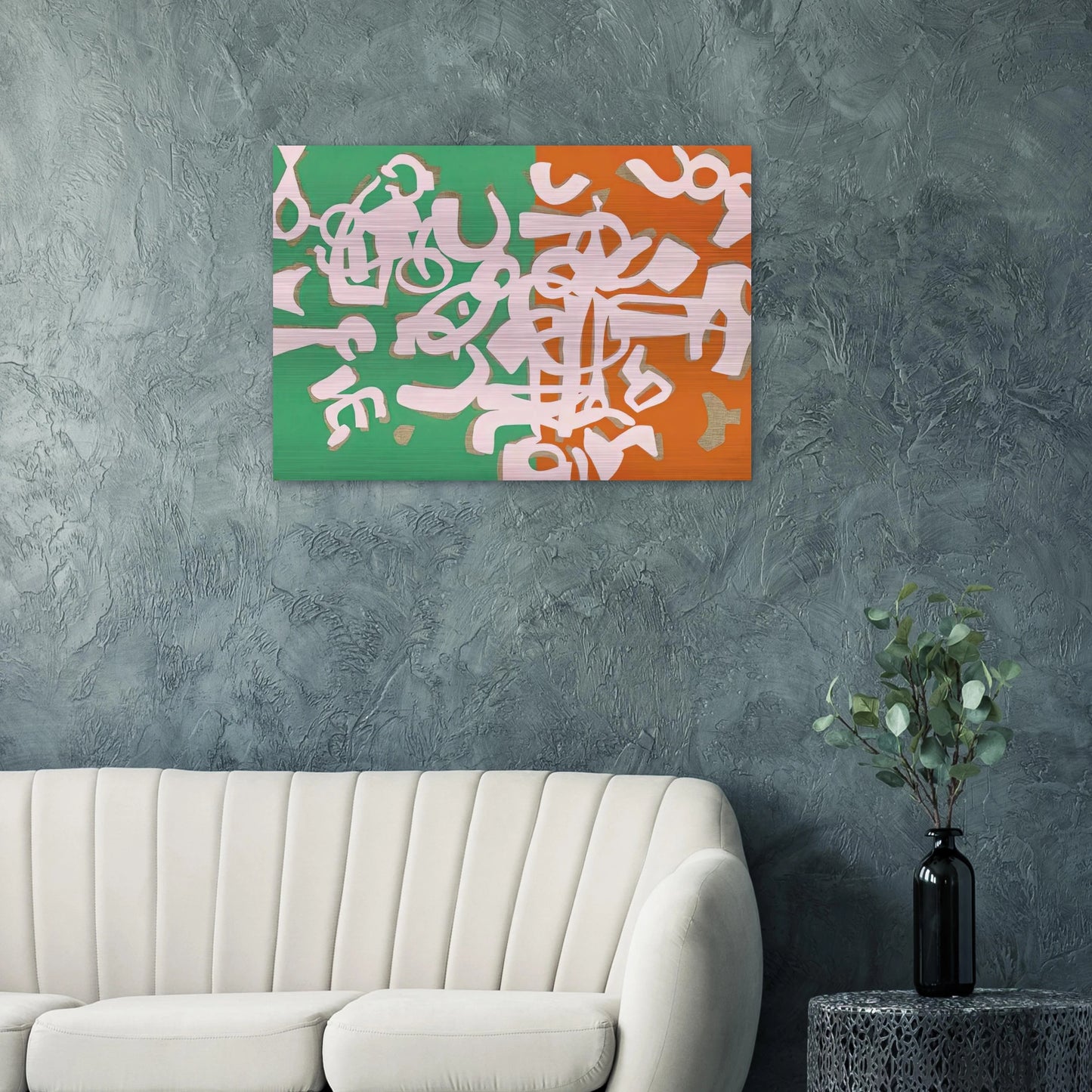 Apparenti tinte - 1990 - Carla Accardi Brushed Aluminum Print - 70x100 cm / 28x40 inches | Carla Accardi Aluminum Print | Carla Accardi Prints