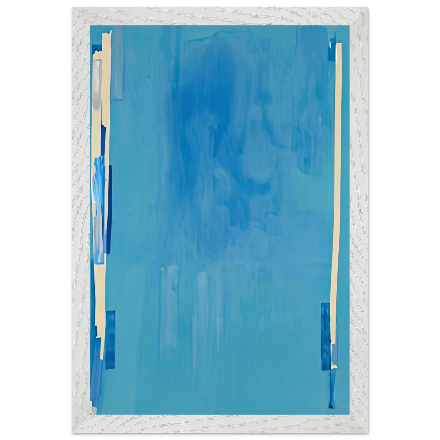 Helen Frankenthaler - Blue Bellows, 1976- Wall Art - 60x80 cm / 24x32 inches - Fine Art Poster - -