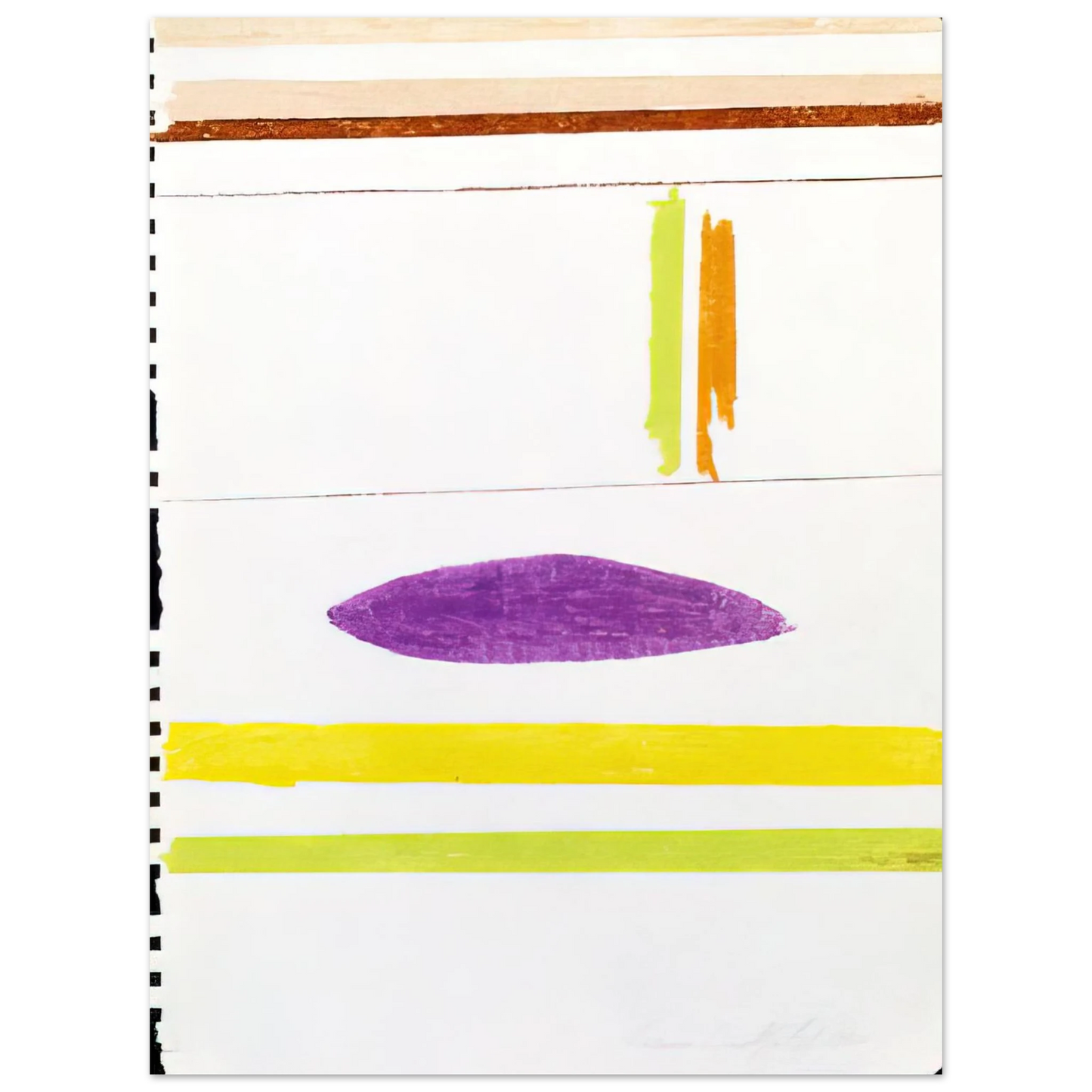 Ronnie Landfield - Untitles - 1964 Fine Art Poster - Default Title